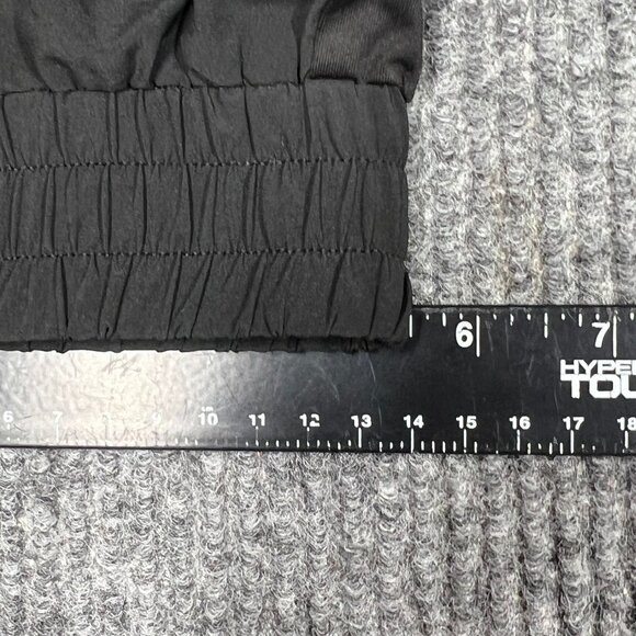 Womens Large Black Elastic Waist Jogger Pants Sleek Feel‎ Stretchy Loungewear - Picture 9 of 11